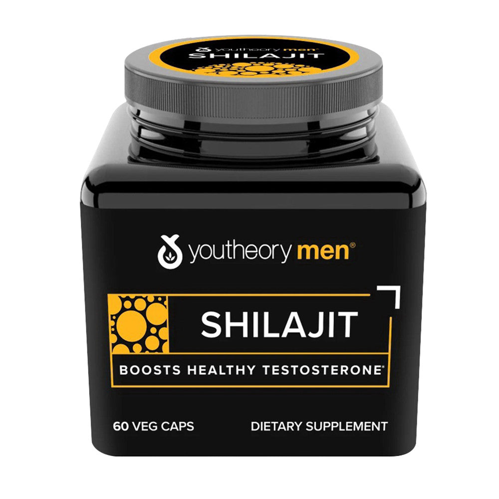 Youtheory Mens Shilajit Advanced Dietary Supplement Capsules, 60 Ea